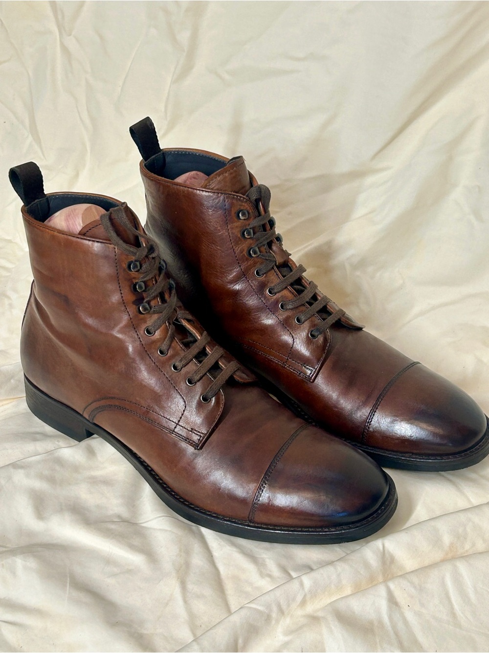 To Boot New York Stallworth cap-toe leather dress boot Size 10